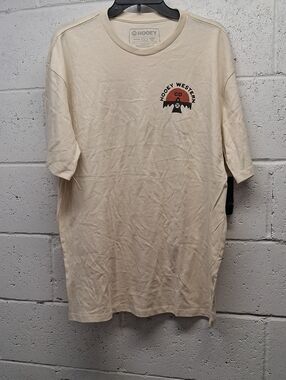 NWT Hooey Western Co. Men's Cream Graphic T-Shirt